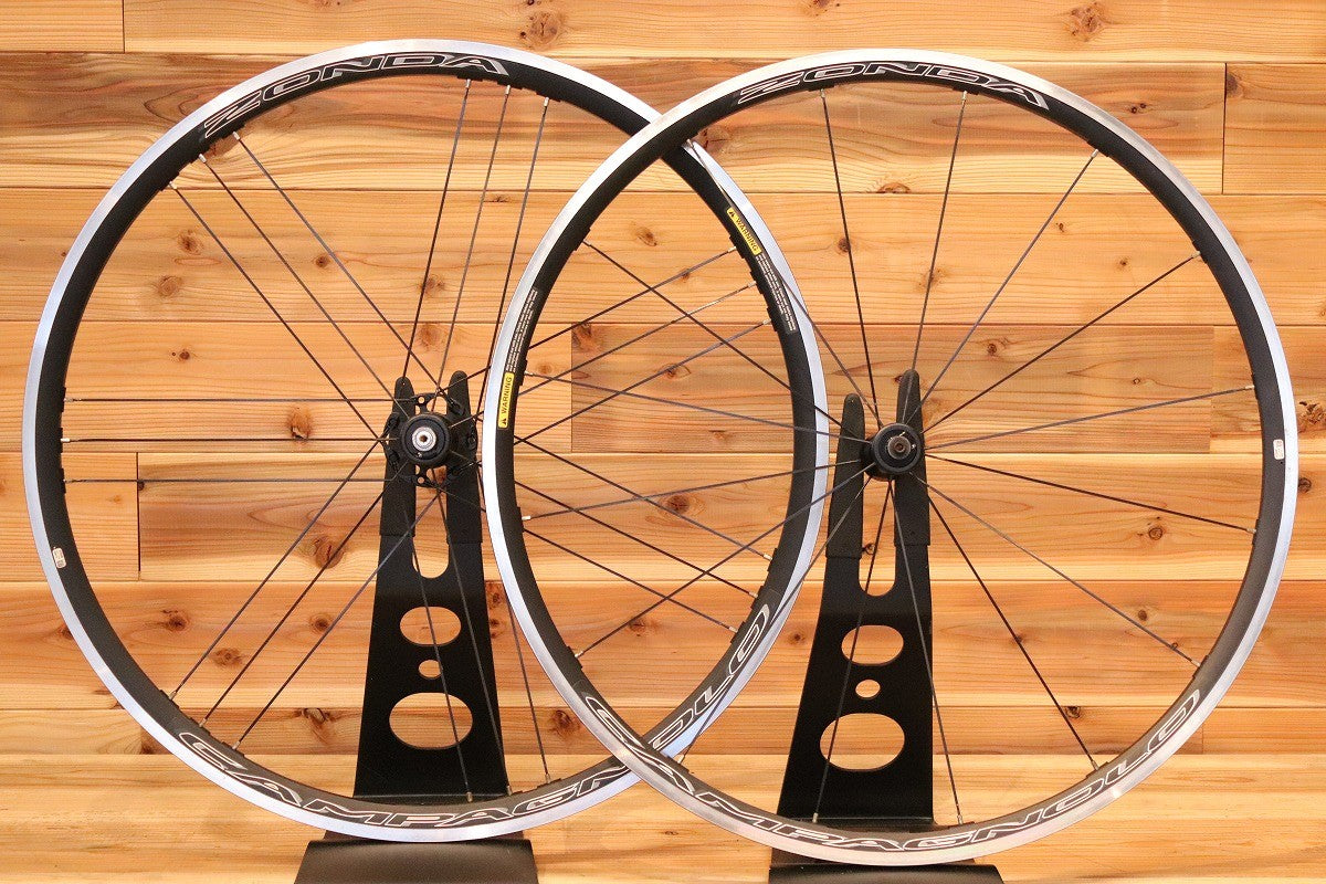 カンパニョーロ CAMPAGNOLO ゾンダ ZONDA RIM カンパニョーロ 11S/12S 17C アルミ クリンチャー ホイールセット  【広島店】