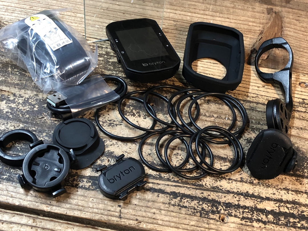 JL140 ブライトン Bryton ライダー Rider 500 サイクルコンピューター マウント、センサーセット ※心拍計動作不良