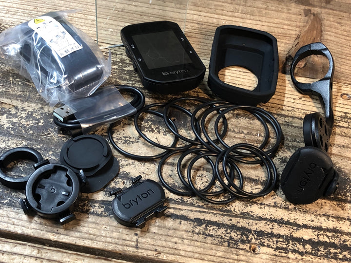JL140 ブライトン Bryton ライダー Rider 500 サイクルコンピューター マウント、センサーセット ※心拍計動作不良