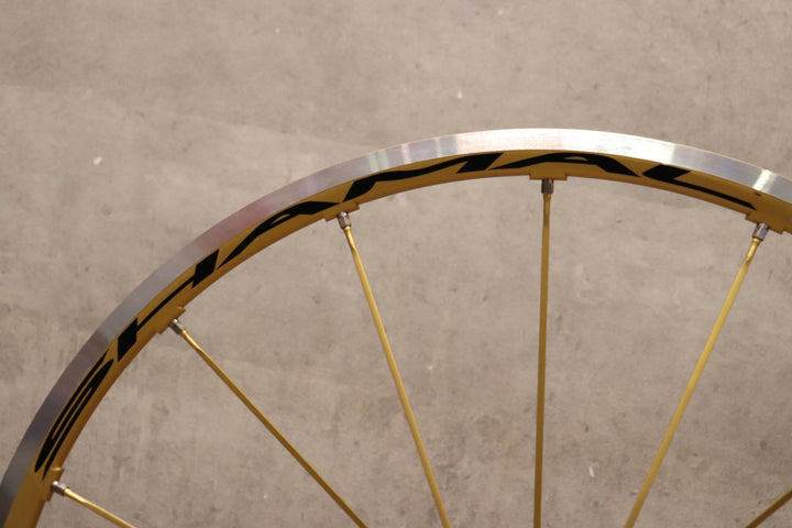 カンパニョーロ CAMPAGNOLO シャマルウルトラ SHAMAL ULTRA GOLD アルミ チューブラー フロントホイール 【さいたま浦和店】