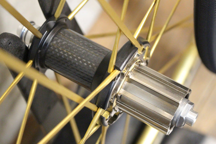 カンパニョーロ CAMPAGNOLO シャマルウルトラ ゴールド SHAMAL ULTRA GOLD アルミ チューブラー ホイールセット カンパ 11S/12S 【福岡店】