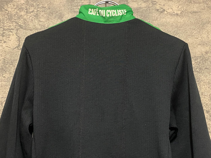 KO633 カフェドシクリステ Cafe du Cycliste Alphosine Man 長袖 サイクルジャージ XS 緑/黒