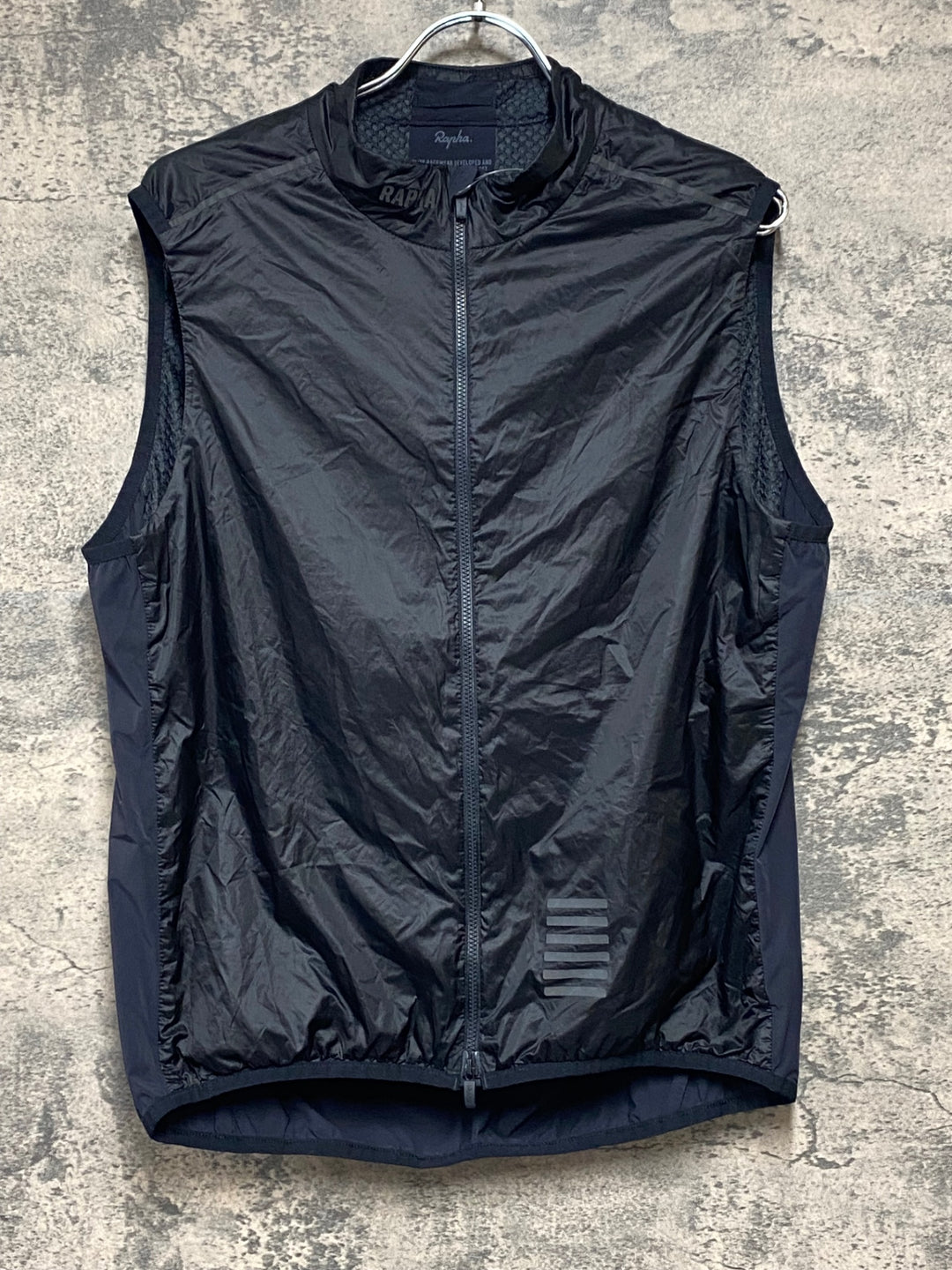 KC674 ラファ Rapha PRO TEAM INSULATED GILET ジレ サイクルベスト 黒 XL 裏起毛