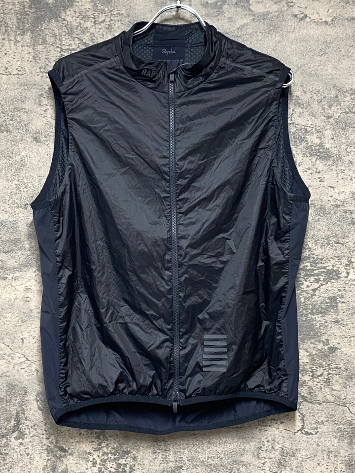 KC674 ラファ Rapha PRO TEAM INSULATED GILET ジレ サイクルベスト 黒 XL 裏起毛