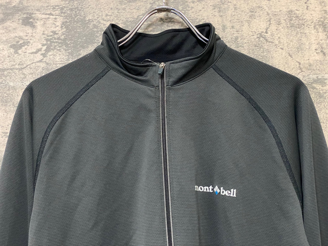KN648 モンベル mont-bell 長袖 サイクルジャージ グレー L