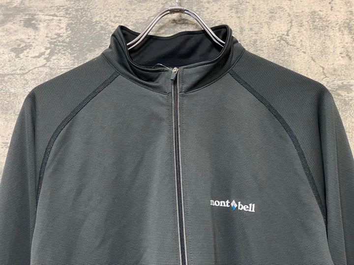 KN648 モンベル mont-bell 長袖 サイクルジャージ グレー L