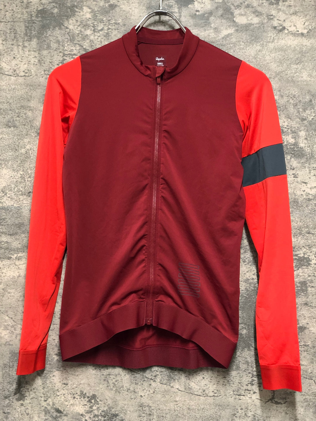 JZ499 ラファ RAPHA PRO TEAM LONG SLEEVE TRAINING JERSEY 長袖 サイクルジャージ S 赤