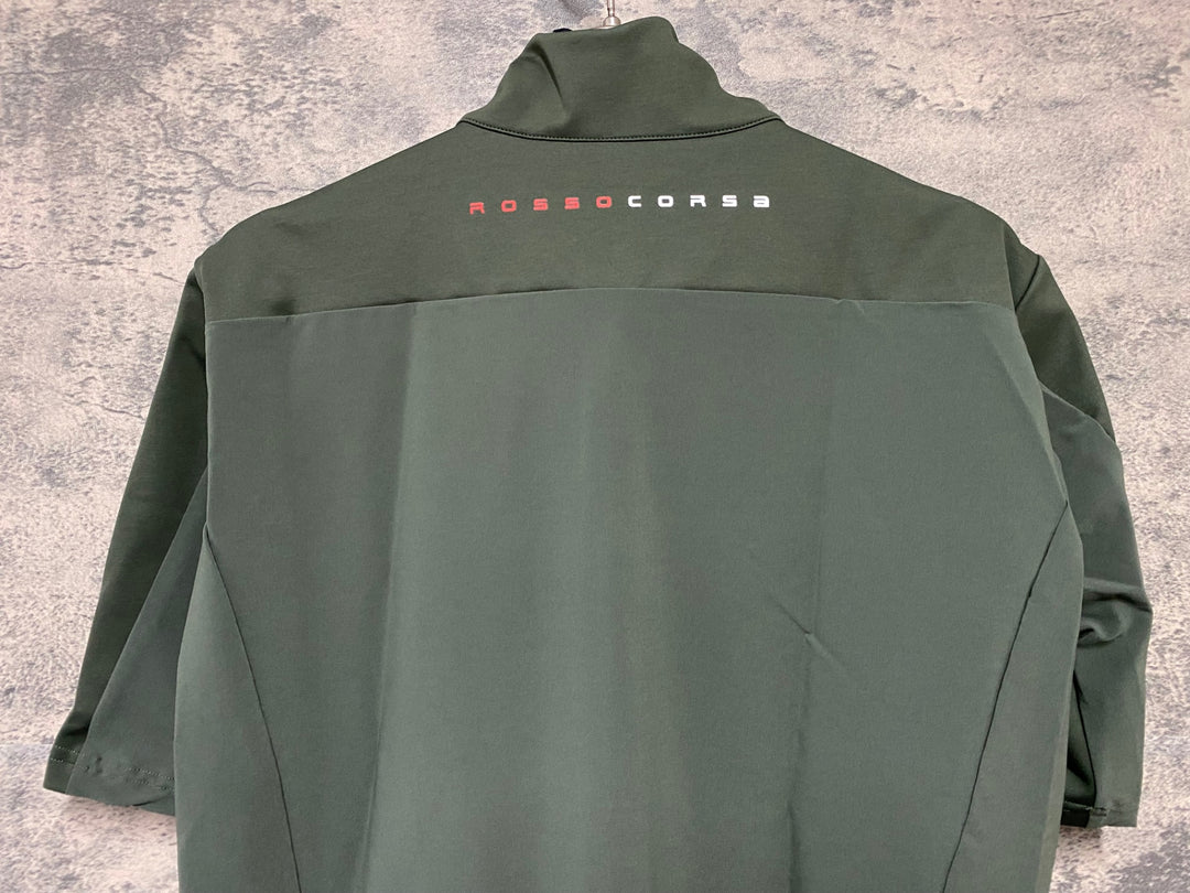 KD424 カステリ CASTELLI ロッソコルサ ROSSO CORSA PERFETTO RoS LIGHT 半袖 サイクルジャージ カーキ M