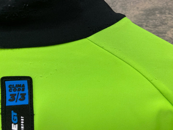 KG041 アソス assos MILLE GT ULTRAZ WINTER JACKET EVO 長袖 サイクルジャケット 緑 M 裏起毛 ※擦れ