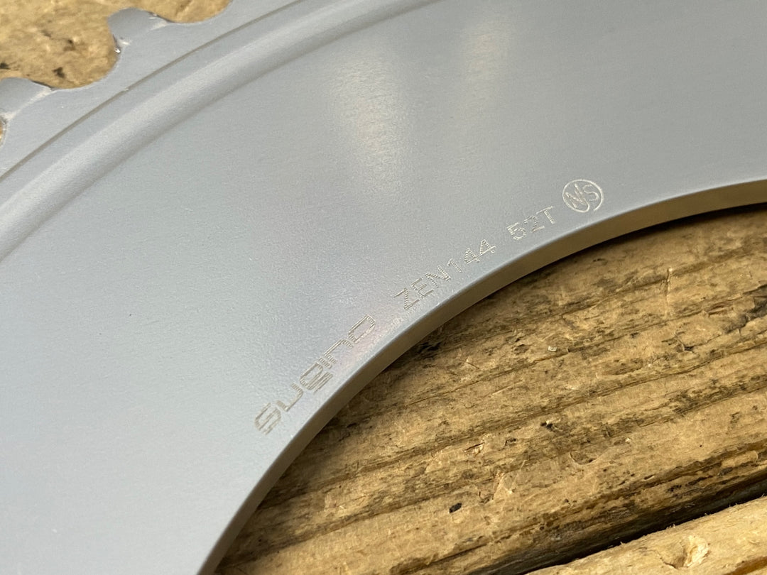 KH565 スギノ SUGINO 禅 ZEN チェーンリング シルバー 52T PCD144mm 厚歯