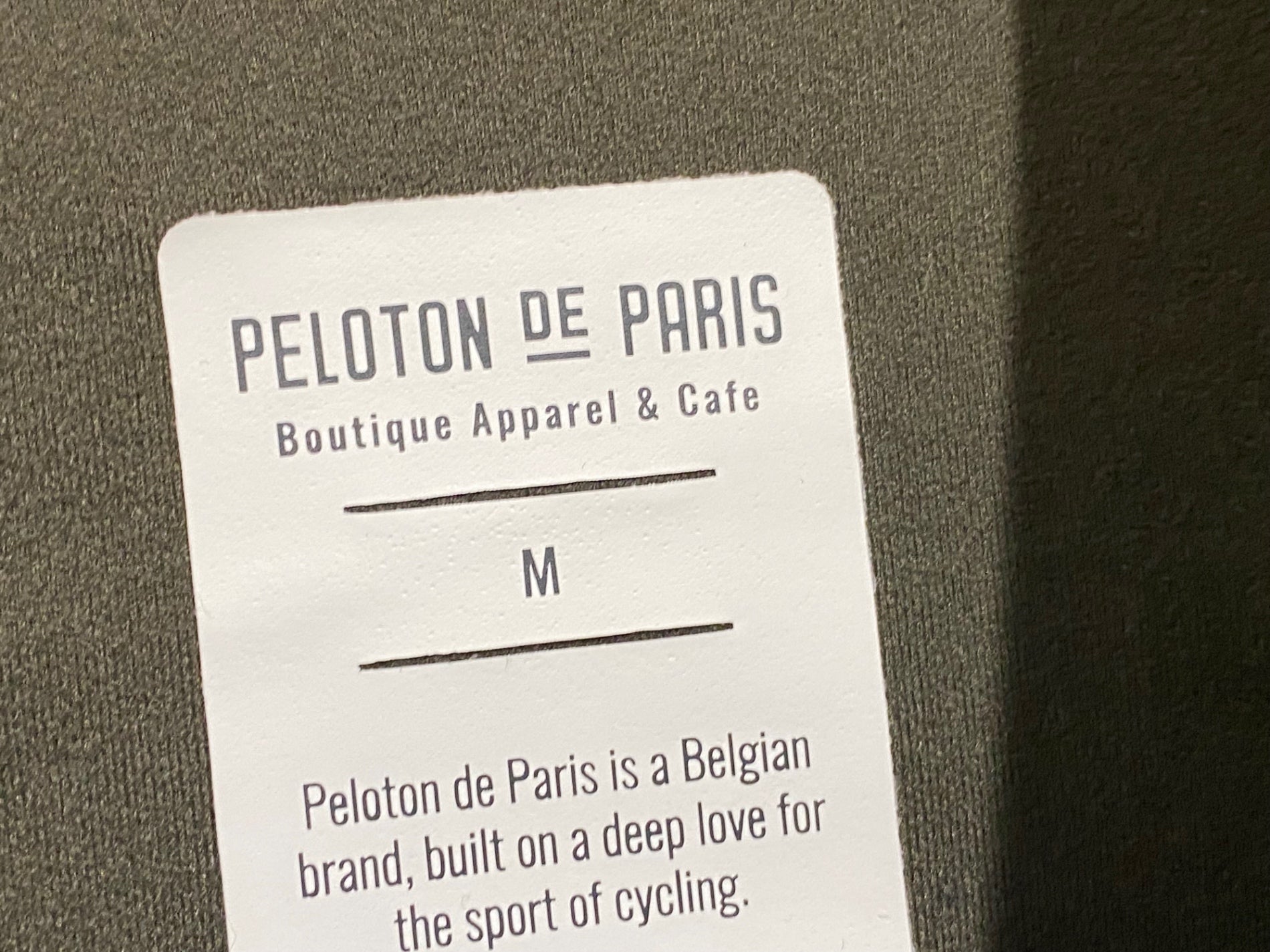 JN476 プロトンドパリ PELOTON DE PARIS 長袖 サイクルジャージ カーキ