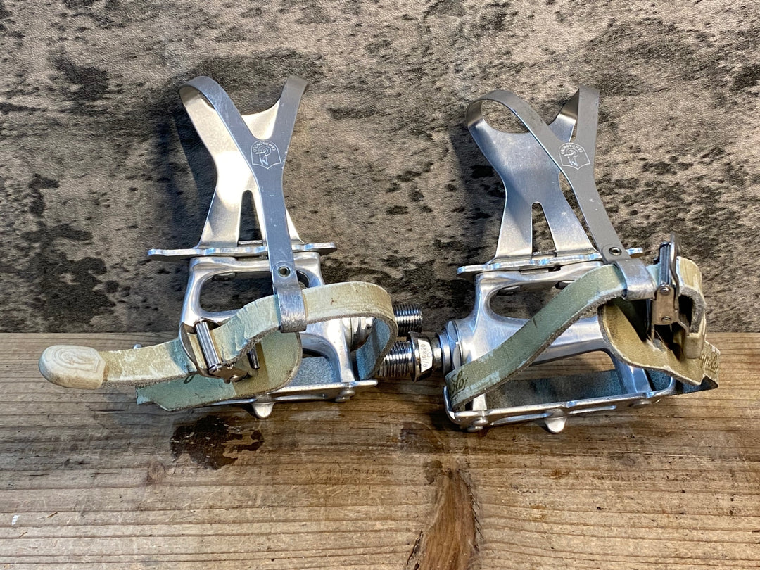 IX652 カンパニョーロ CAMPAGNOLO Cレコード C-RECORD トゥークリップ ペダル L