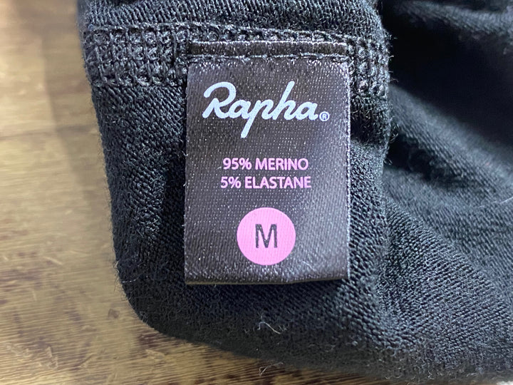KG231 ラファ Rapha MERINO アームウォーマー 黒 M 裏起毛