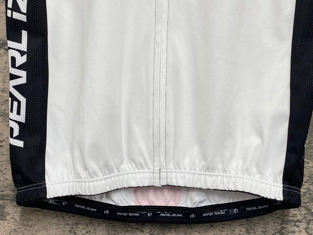 KG571 パールイズミ PEARL iZUMi 半袖 サイクルジャージ 黒 L ※ほつれあり