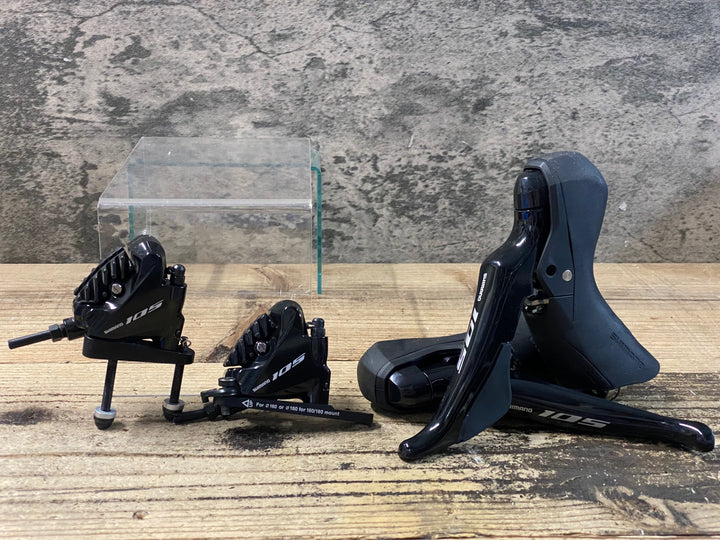 JD321 シマノ SHIMANO 105 ST-R7020 / BR-R7070 STIレバーセット 2×11S 油圧ディスクブレーキ