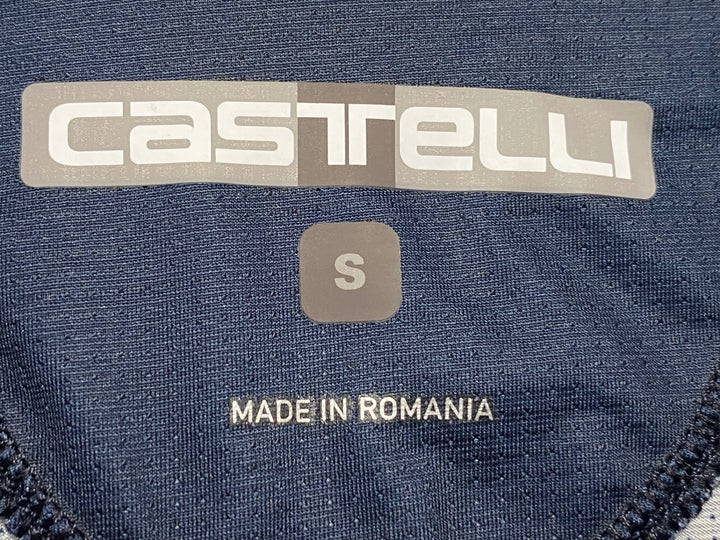 KG334 カステリ CASTELLI 半袖 サイクルジャージ 紺 S