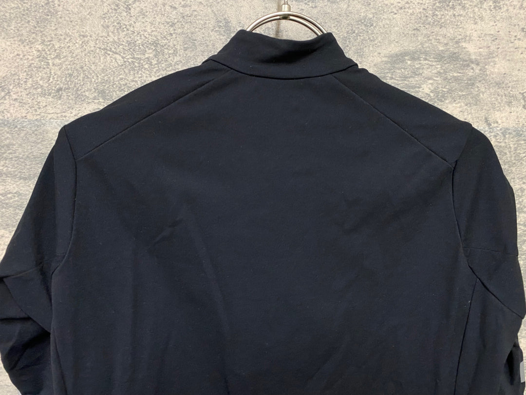 KD161 ユニバーサルカラーズ Universal Colours Mono Long Sleeve Jersey 長袖 サイクルジャージ 黒 M