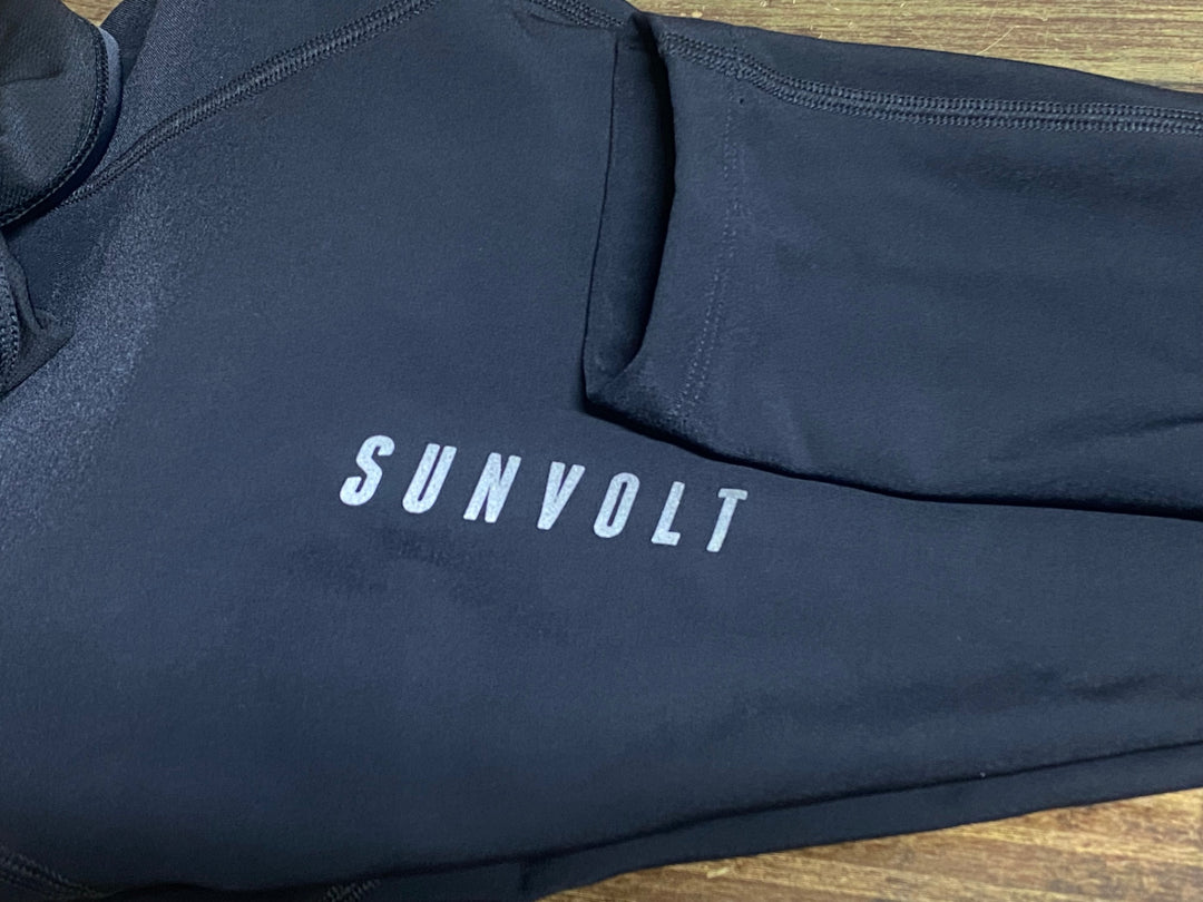 KR152 サンボルト SUNVOLT ビブタイツ 黒 M 裏起毛