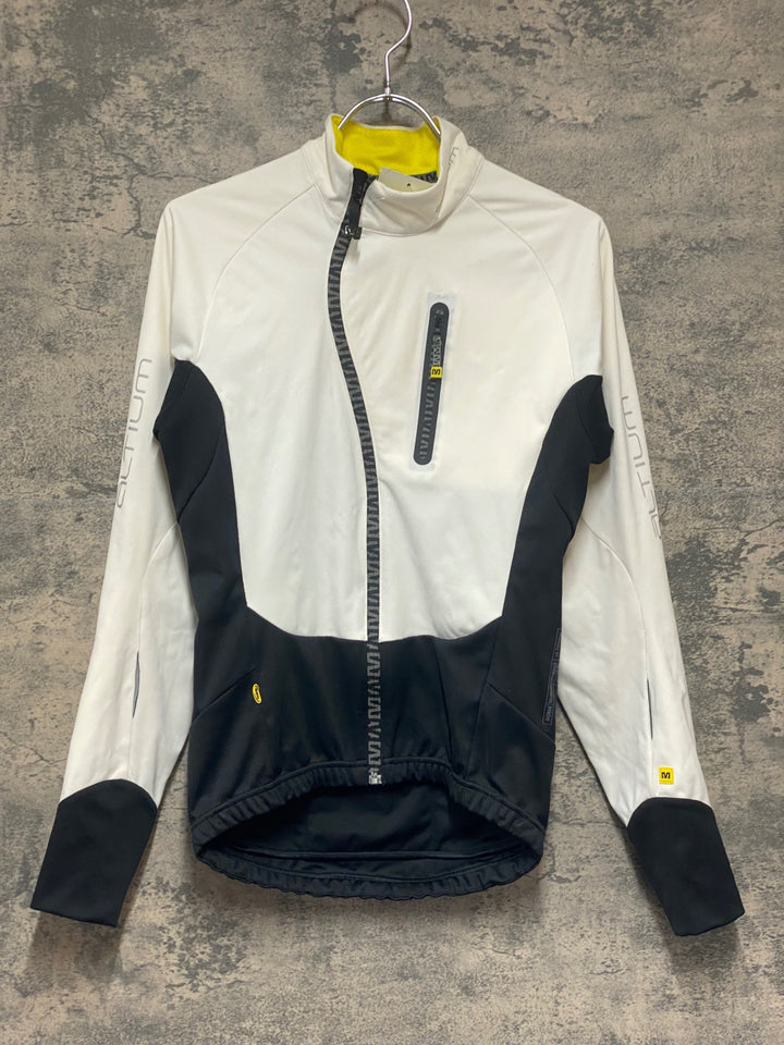 KM215 マヴィック MAVIC 長袖 ウィンドジャケット 白 S スレあり