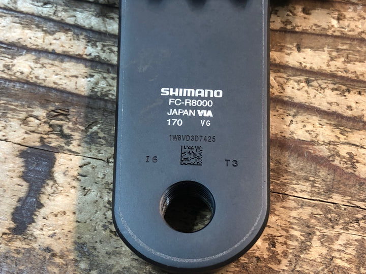 JG443 シマノ SHIMANO FC-R8000 左 4iiii パワーメーター 170mm 50/34