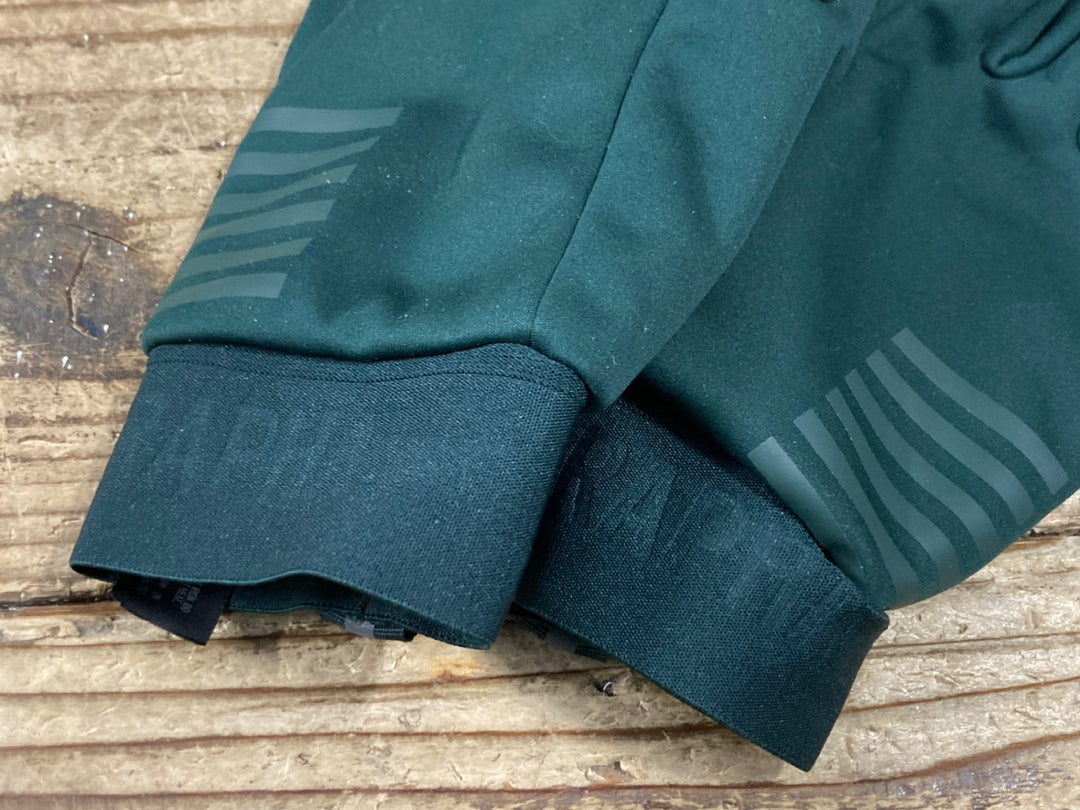 KP748 ラファ Rapha PRO TEAM WINTER GLOVES 長指 ウインターグローブ 緑 M 裏起毛