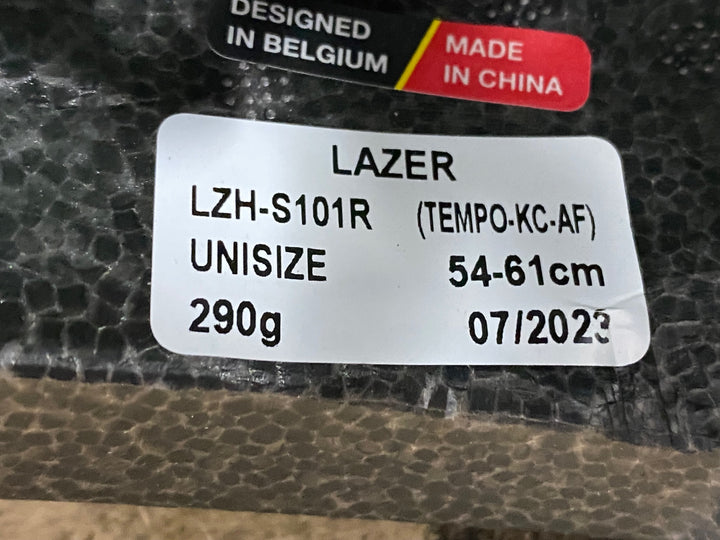 KH395 レイザー LAZER テンポ TEMPO KC AF ヘルメット 54-61サイズ 黒 2023/07製造