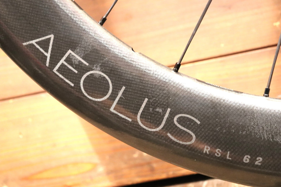 ボントレガー BONTRAGER アイオロス AEOLUS RSL62 カーボン チューブレスレディ ホイールセット シマノ11S/12S 23C 【東京南麻布店】
