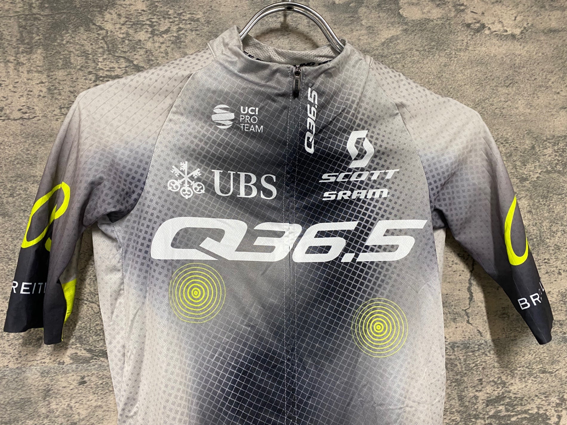 JS716 Q36.5 半袖 サイクルジャージ XS グレー チームジャージ – BICI