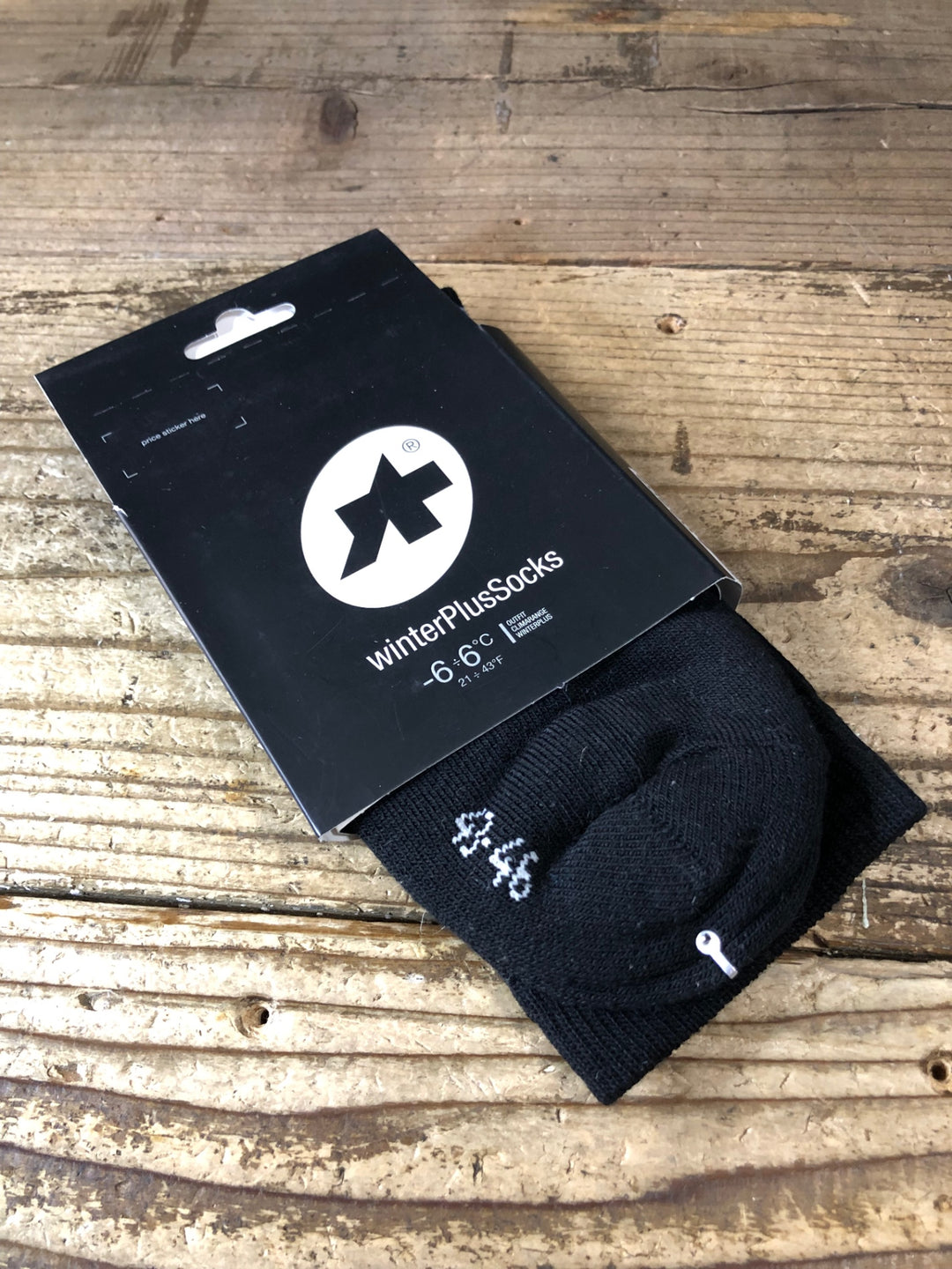 JQ190 アソス assos winterPlusSocks サイクルソックス 黒 2