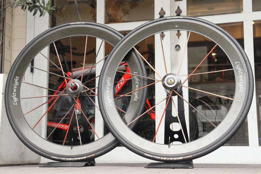 【訳あり】 ライトウェイト LIGHTWEIGHT オーバーマイヤー OBERMAYER G2 カーボン チューブラー ホイールセット カンパニョーロ 11/12S 【横浜店】