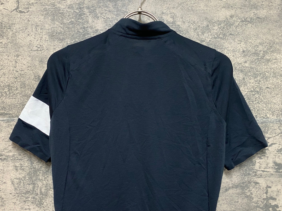 KF472 ラファ Rapha WOMEN'S FLYWEIGHT JERSEY 半袖 サイクルジャージ 濃紺 レディース S