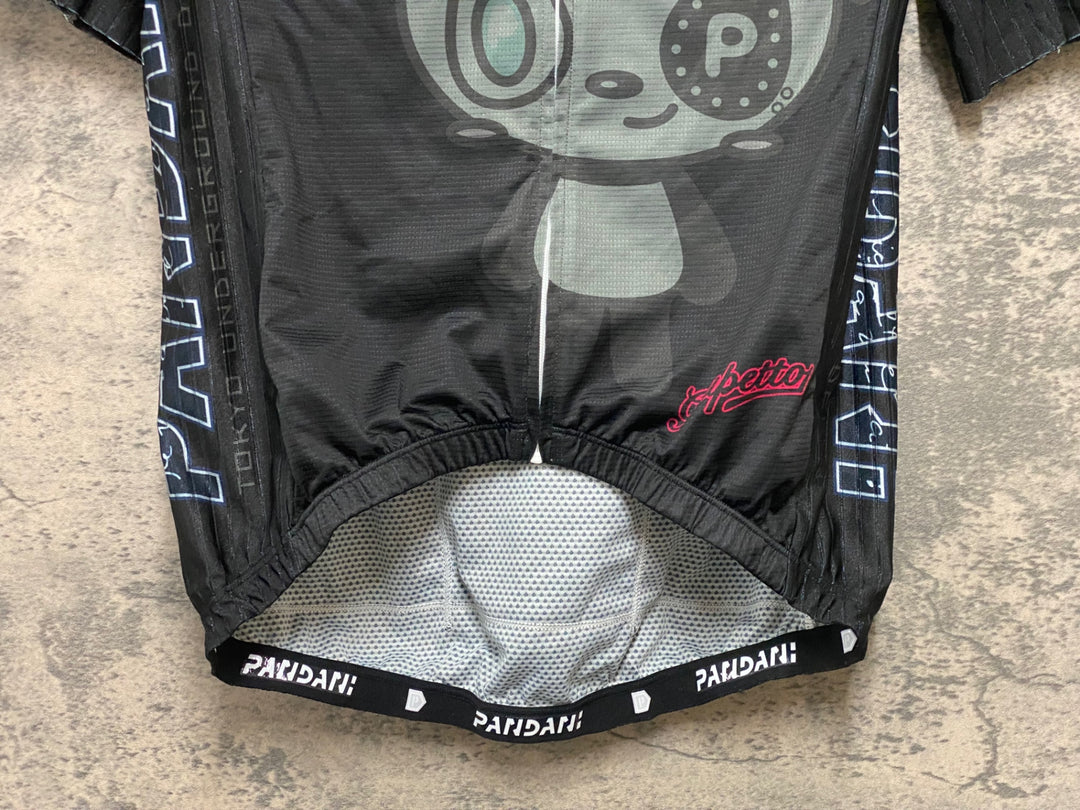 KD961 パンダーニ Pandani 半袖 サイクルジャージ 黒 M