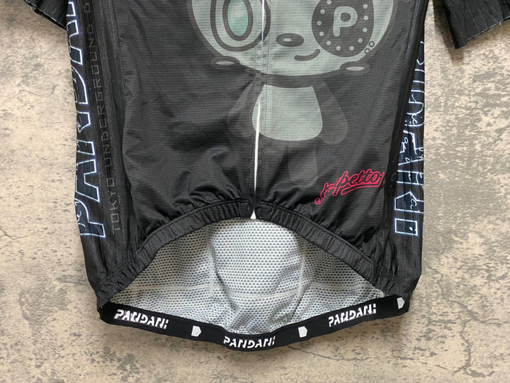 KD961 パンダーニ Pandani 半袖 サイクルジャージ 黒 M