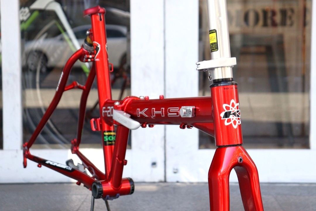 KHS F20-RC 2016モデル クロモリ カーボンフォーク ミニベロ 折り畳み フレームセット 20インチ 【横浜店】