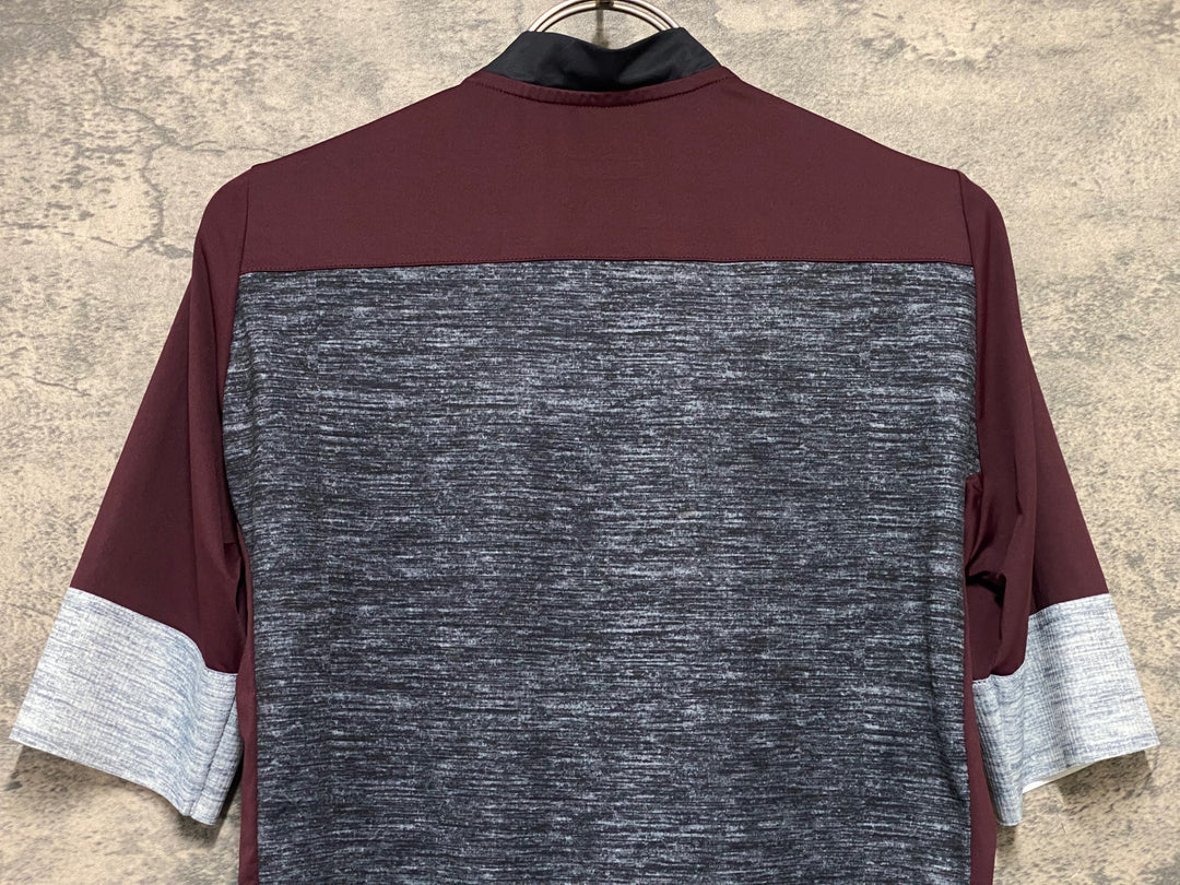 KM229 ドットアウト DOTOUT FANATICA JERSEY 半袖 サイクルジャージ バーガンディ M