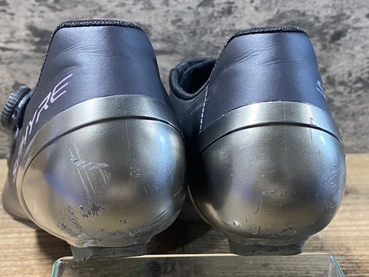 KF322 シマノ SHIMANO RC9 SHRC902 ビンディングシューズ 3穴 BOA Li2 黒 EU46 ※ガリ傷
