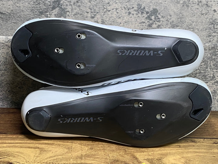 JM424 スペシャライズド SPECIALIZED エスワークス S-WORKS TORCH RD ビンディングシューズ 白 TEAM EU40.5 SPD-SL