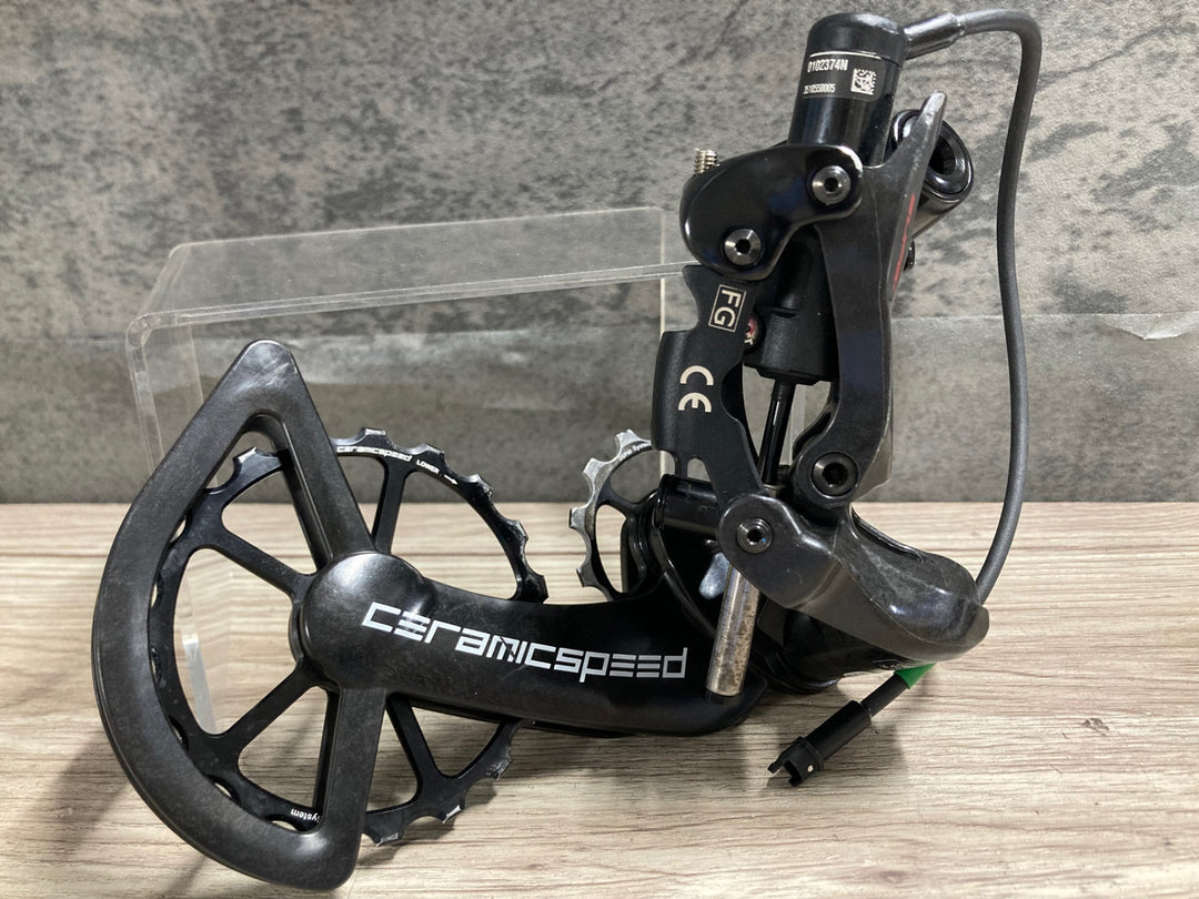KD374 カンパニョーロ CAMPAGNOLO スーパーレコード SUPER RECORD RD19-SR12EPS リアディレイラー 12s EPS V4 電動 動作確認済 ceramicspeed OSPW system