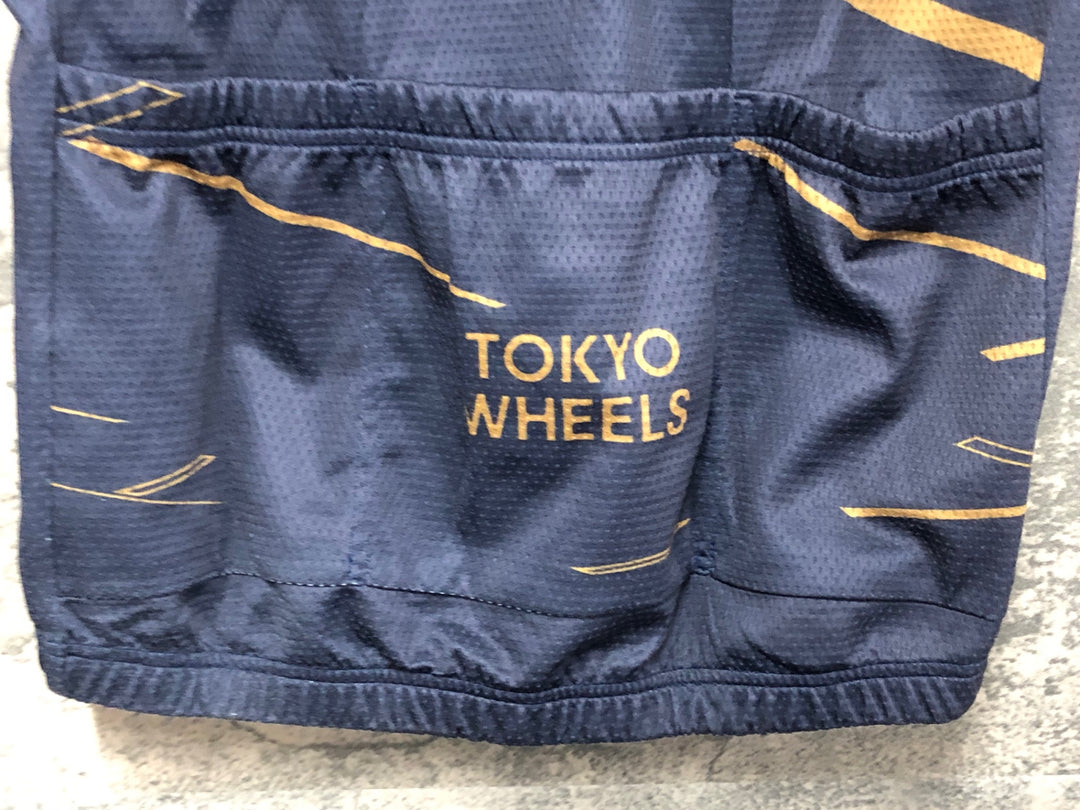 JV918 ビオレーサー BIORACER 半袖 サイクルジャージ 黒 L TOKYO WHEELS