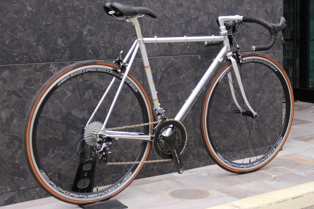 チネリ CINELLI スーパーコルサ SUPER CORSA VINTAGE カンパニョーロ コーラス 12S SCIROCCO 17C クロモリ  ロードバイク 【福岡店】