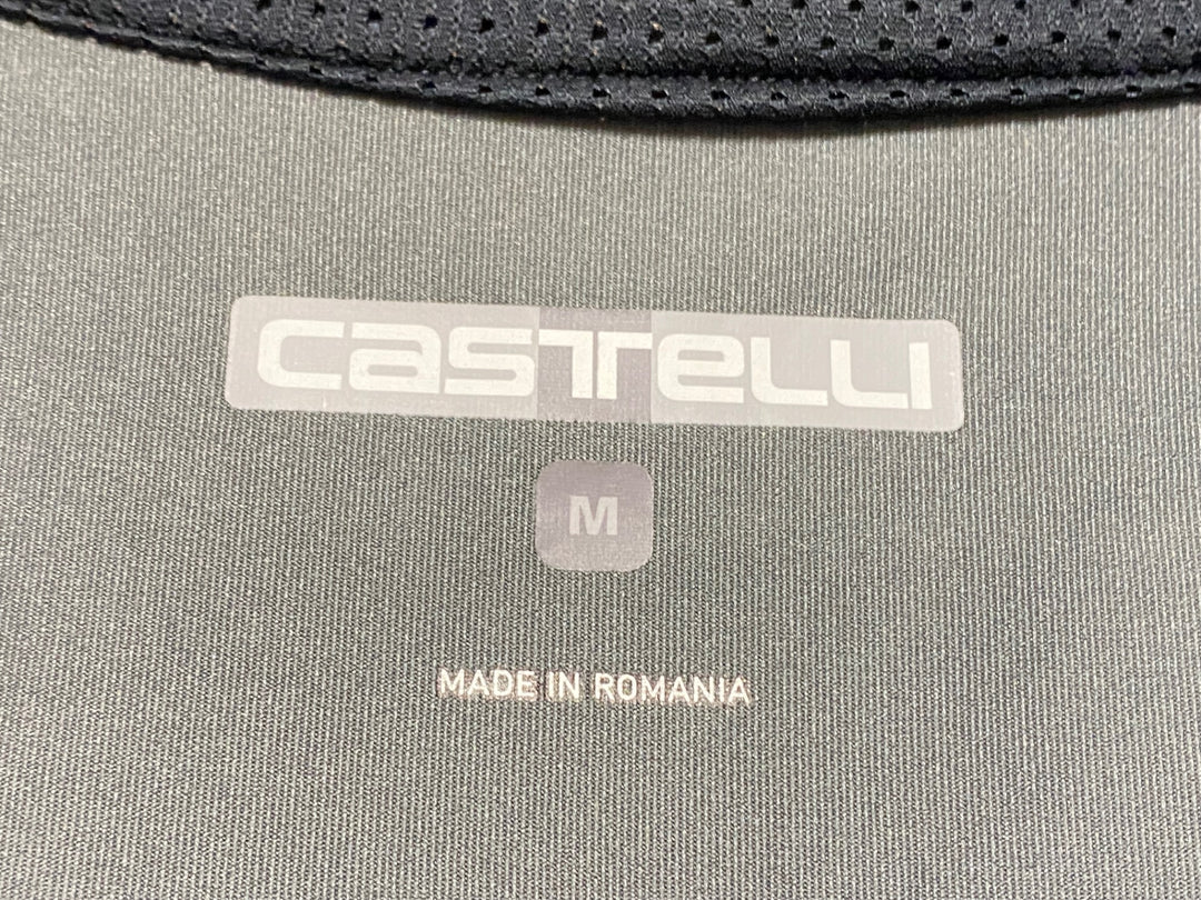KB685 カステリ CASTELLI ROSSO CORSA Perfetto ジレ サイクルベスト 黒 M GORE-TEX INFINIUM