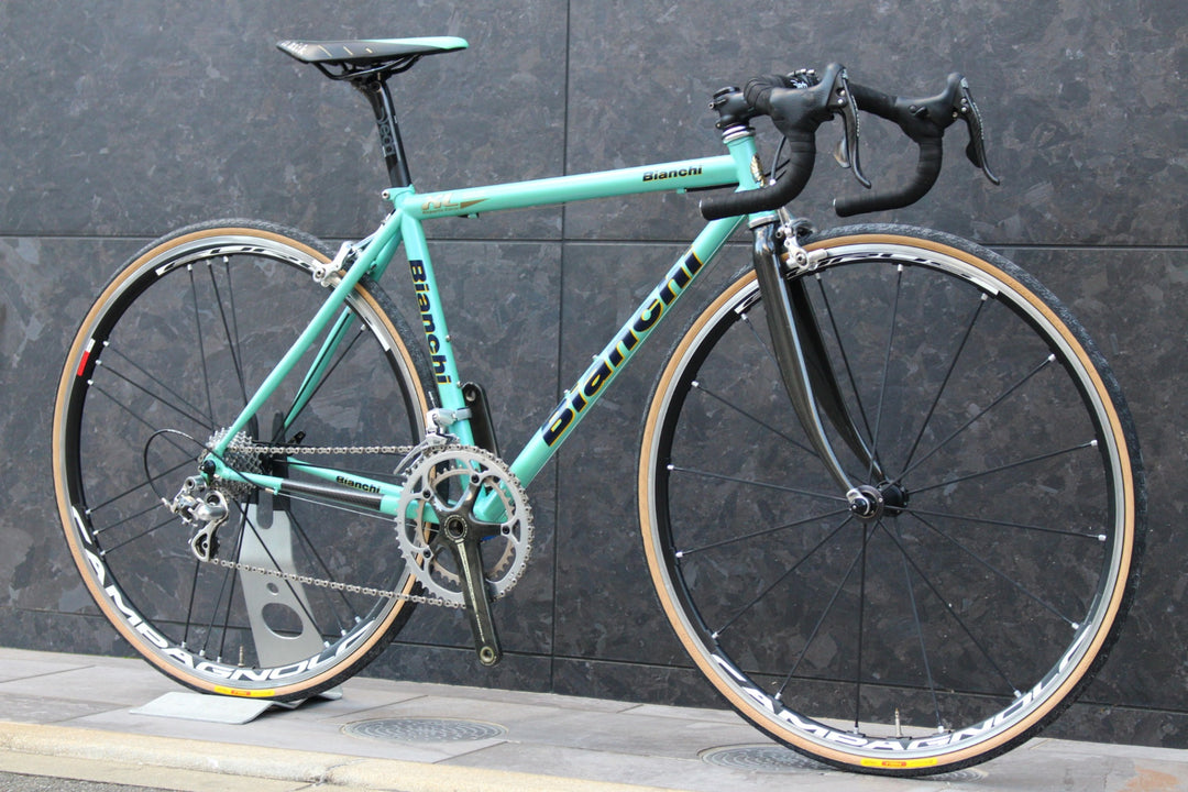 ビアンキ BIANCHI BORON XL 2001 カンパニョーロ レコード 10S MIX クロモリ ロードバイク EURUS 【福岡店】