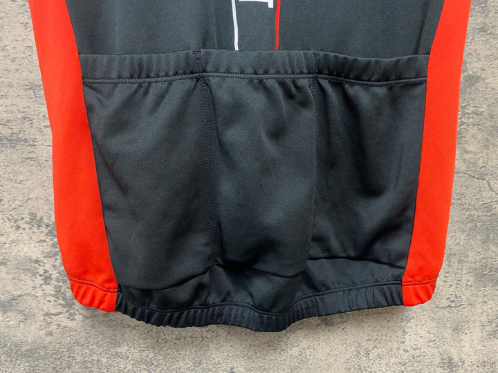 JH917 ルコックスポルティフ le coq sportif 半袖 サイクルジャージ 黒 S