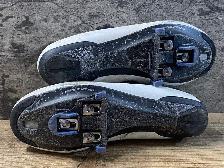 KL370 シマノ SHIMANO SH-RC701 ビンディングシューズ 白 EU41 ※アウトソール 擦れ傷