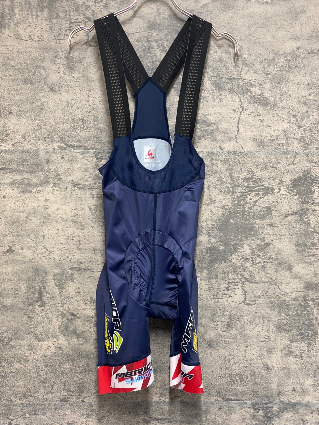 KF996 ルコック le coq sportif 半袖 サイクルジャージ ビブショーツ 赤 白 紺 M 宇都宮ブリッツエン 弱虫ペダル 上下セット