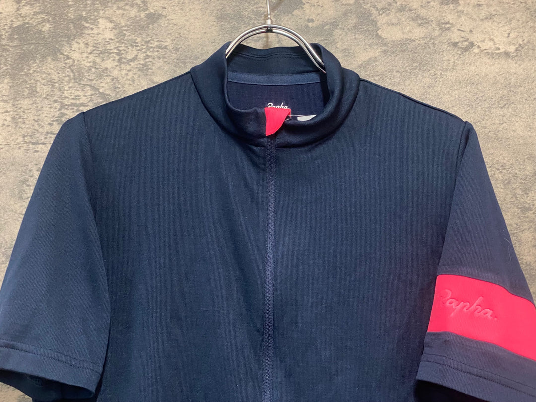 KR635 ラファ Rapha SS CLASSIC JERSEY 2 半袖 サイクルジャージ 紺 M
