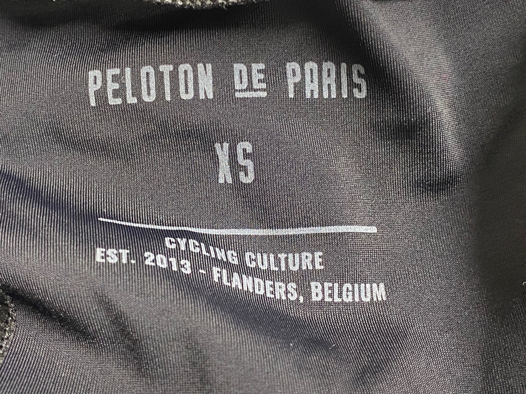 KE385 プロトンドパリ PELOTON DE PARIS カーゴ ビブショーツ XS 黒 ※ポケット部傷み多