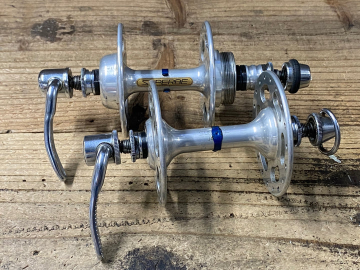 KJ633 サンツアー SUNTOUR シュパーブ SUPERBE 前後ハブ 36H 競輪 NJS