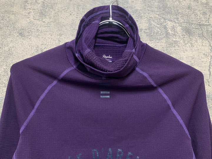 KR406 ラファ Rapha PRO TEAM THERMAL BASE LAYER 長袖 ベースレイヤー 紫 S