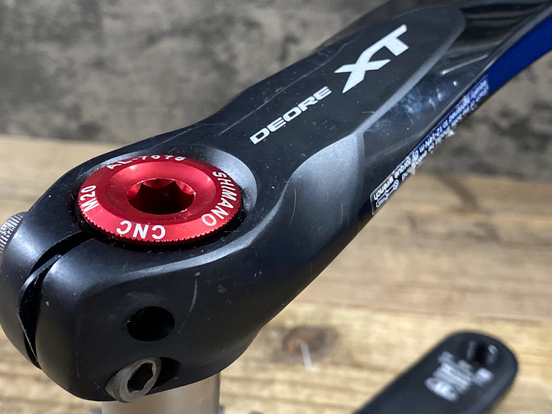 JU483 シマノ SHIMANO デオーレXT DEORE XT FC-M8000 クランクセット 170mm 34T 11S ナローワイド 非純正ボルト